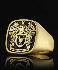 Raised Family crest ring